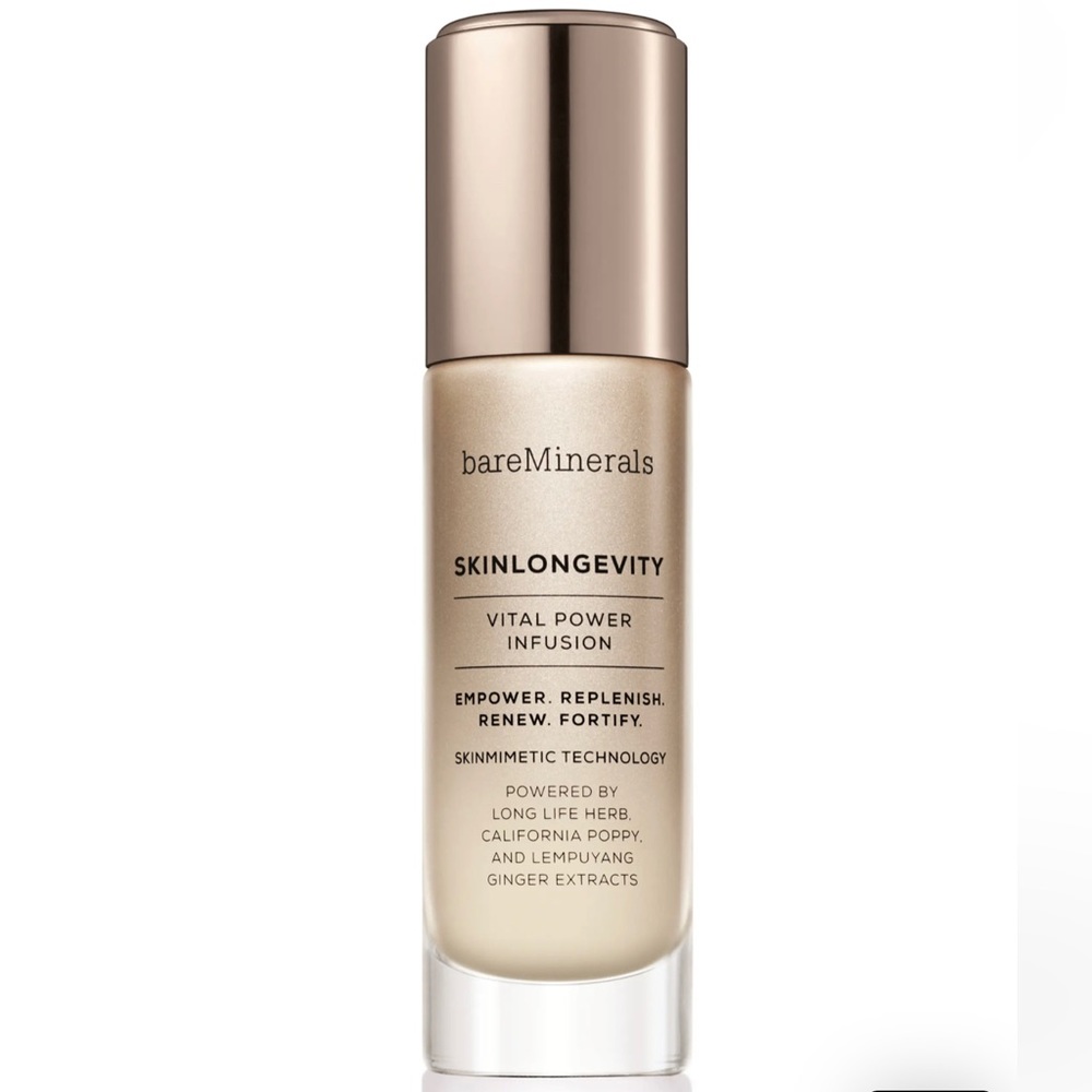 NEW bareminerals skinlongevity vital power infusion serum